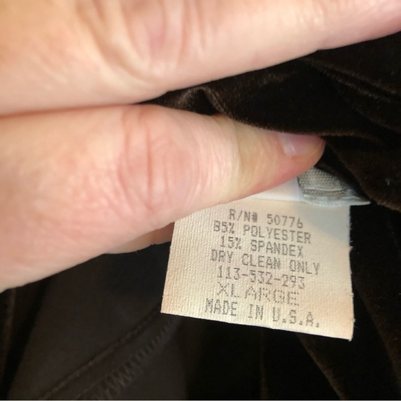 Moda Int’l Vintage Chocolate Brown Dress. Size XL. - Picture 10 of 12